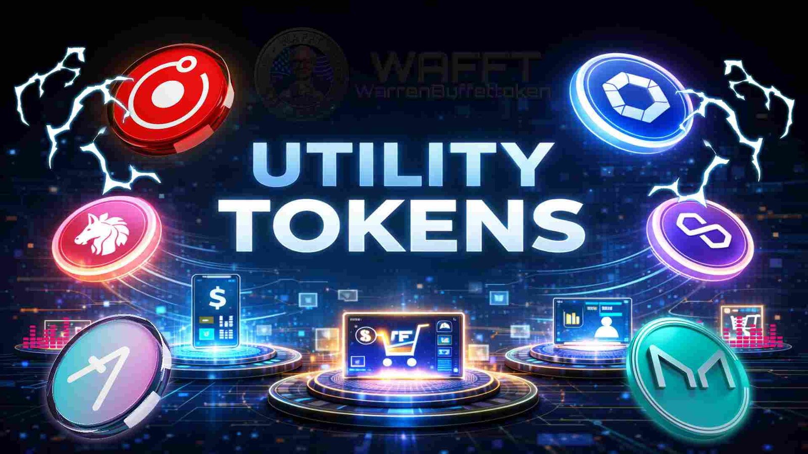 Utility tokens enabling access, services, and functionality across blockchain ecosystems.