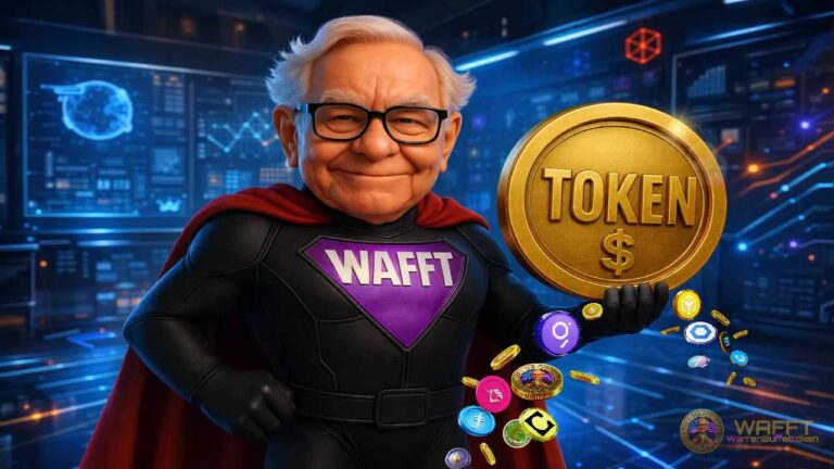 WAFFT Hero introducing the token ecosystem of blockchain.