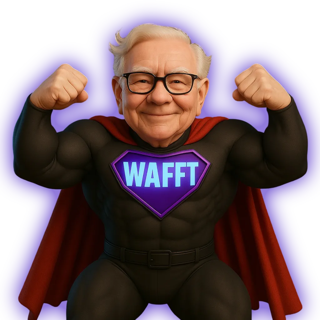 WAFFT Hero in a strong flexing pose.