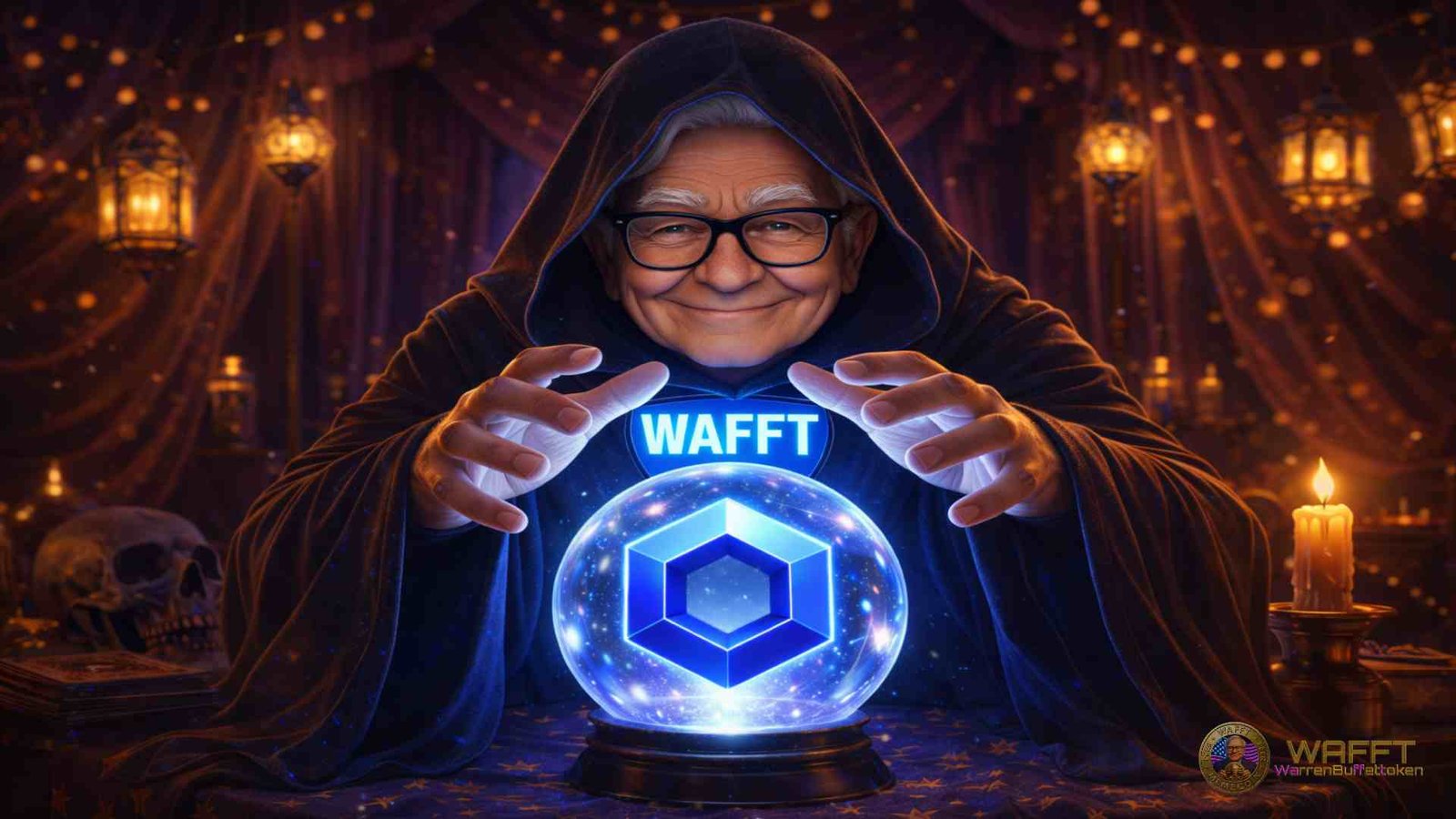 Chainlink oracle providing real-world data to smart contracts.