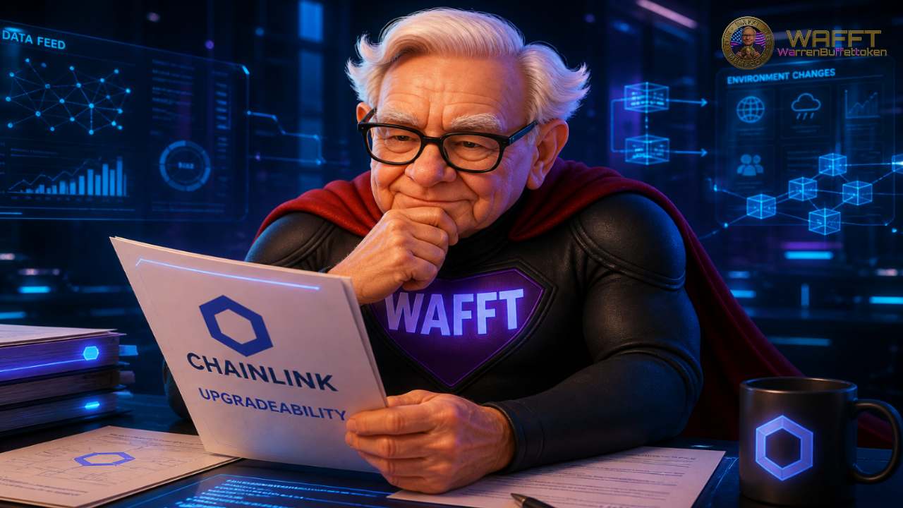 WAFFT Hero reviewing Chainlink upgradeability, highlighting proxy-based price feeds, aggregator changes, and the operational risk behind upgradeable oracle infrastructure.