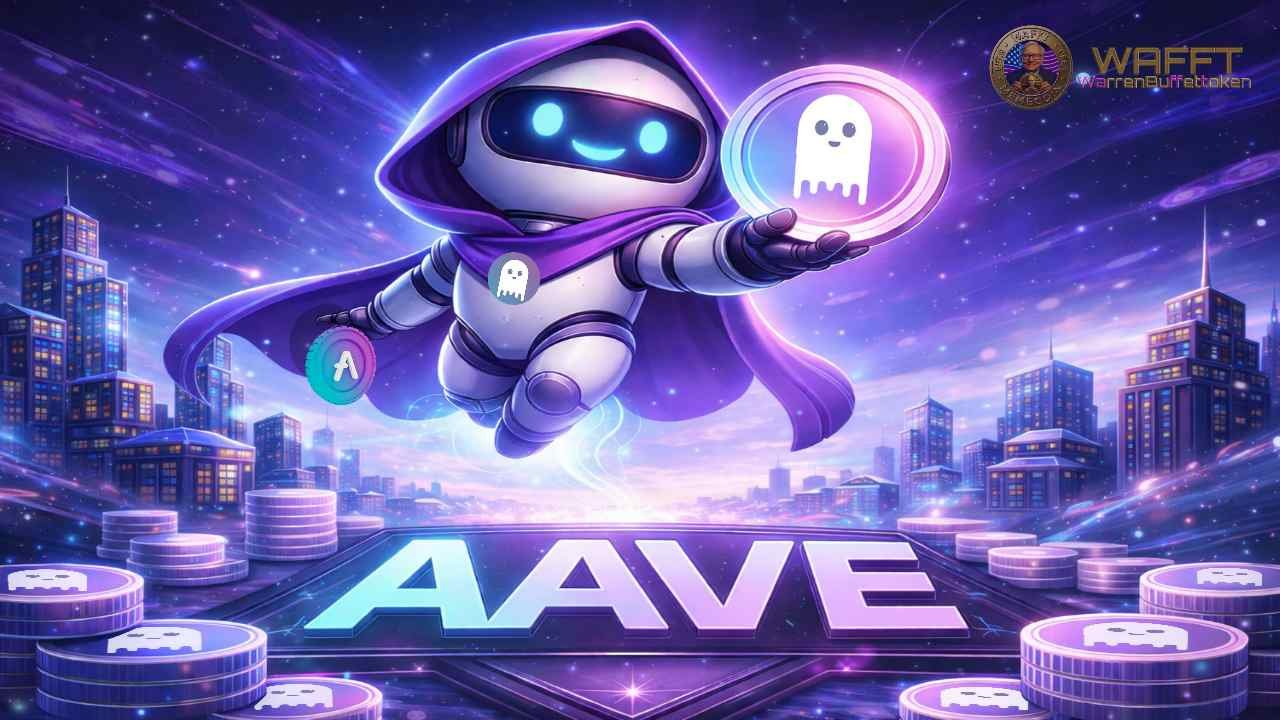 Aave AAVE token represents decentralized lending and borrowing protocols in DeFi education