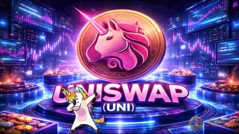Uniswap UNI token with unicorn emblem illustrating a real utility token use case in decentralized exchanges.
