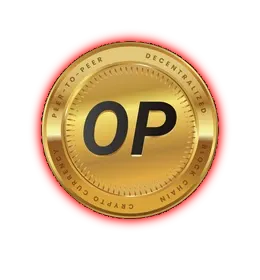 Golden OP token representing Optimism governance, economic alignment, and long-term value coordination within the Superchain.